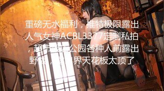 重磅无水福利，推特极限露出人气女神ACBL3377定制私拍，超市饭店公园各种人前露出野战，露出界天花板太顶了