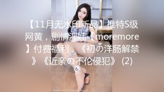 【11月无水印新品】推特S级网黄，剧情淫娃【moremore】付费福利，《初の洋肠解禁》《近亲の不伦侵犯》 (2)