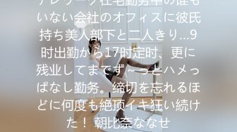 テレワーク在宅勤务中の谁もいない会社のオフィスに彼氏持ち美人部下と二人きり…9时出勤から17时定时、更に残业してまでず～っとハメっぱなし勤务。缔切を忘れるほどに何度も絶顶イキ狂い続けた！ 朝比奈ななせ